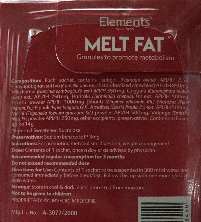 Elements WELLNESS MELT FAT