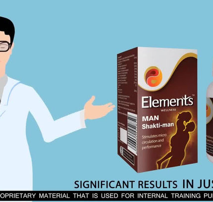 Elements Wellness Man Shaktiman (60 Veg Caps)