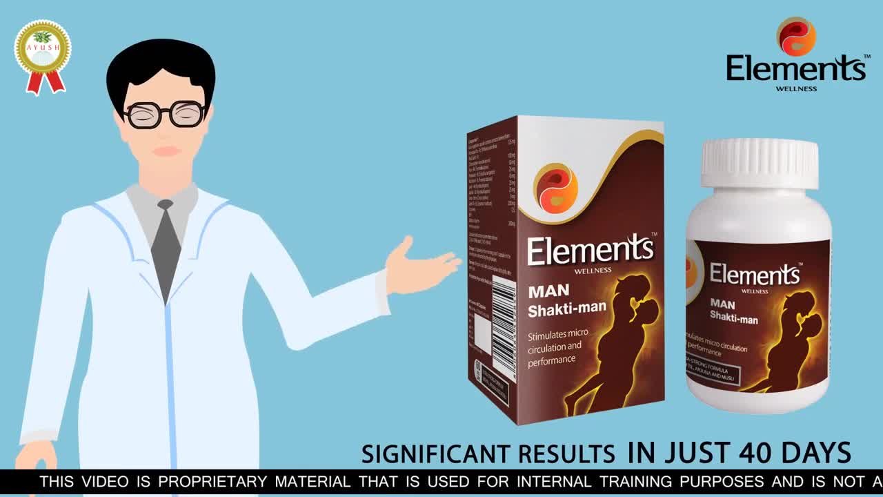 Elements Wellness Man Shaktiman (60 Veg Caps)