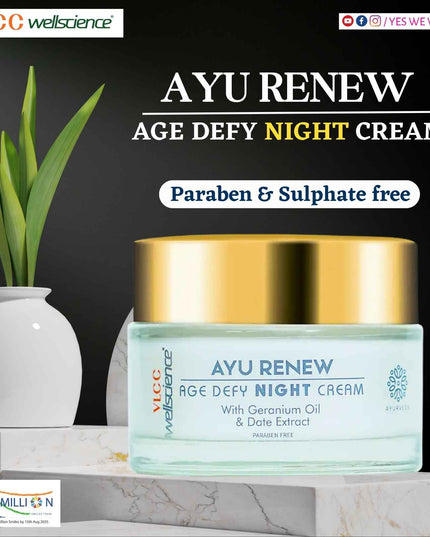 AyuRenew Age Defy Night Cream – VLCC WellScience
