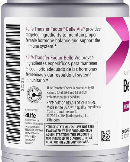 4LIFE TRANSFER FACTOR BELLE VIE (60N)