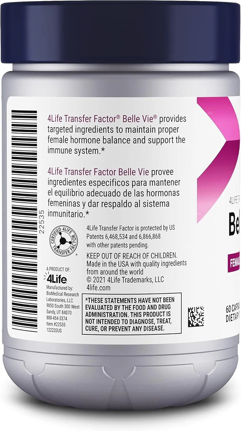 4LIFE TRANSFER FACTOR BELLE VIE (60N)