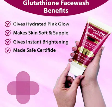 RUDRAA FOREVER GLUTATHIONE FACEWASH (100 ML)