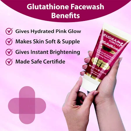 RUDRAA FOREVER GLUTATHIONE FACEWASH (100 ML)