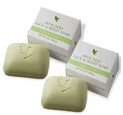 FOREVER ALOE AVOCADO FACE AND BODY SOAP (150G) WITH 4 X DETTOL SOAP FREE
