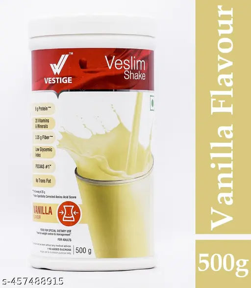Vestige Veslim Shake Vanilla Flavour (500 G)