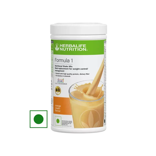 HERBALIFE FORMULA 1 NUTRITIONAL SHAKE MIX, ORANGE CREME (500G)