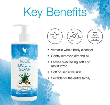 FOREVER ALOE LIQUID SOAP (473 ML)