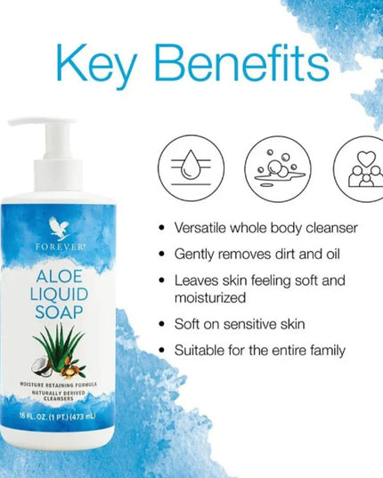 FOREVER ALOE LIQUID SOAP (473 ML)