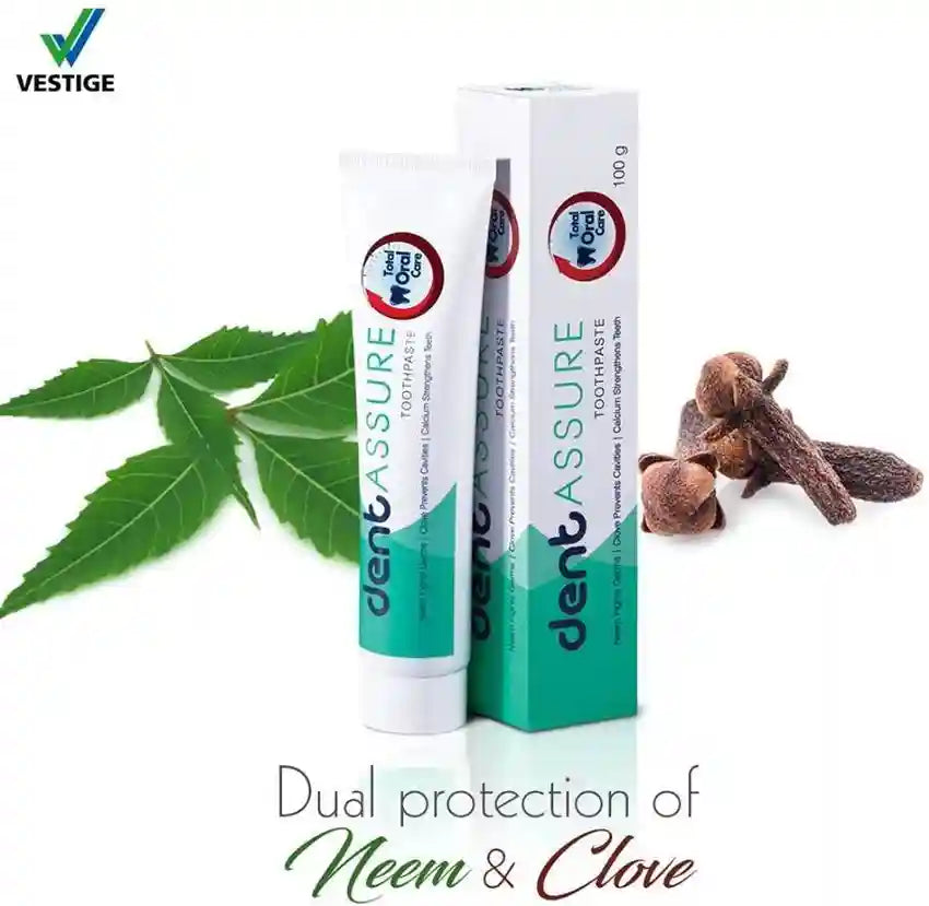 Vestige Dentassure Toothpaste (100g) - Pack of 8