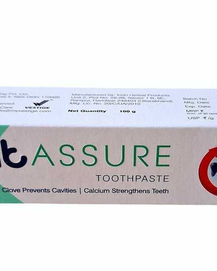 Vestige Dentassure Toothpaste (100g) - Pack of 20