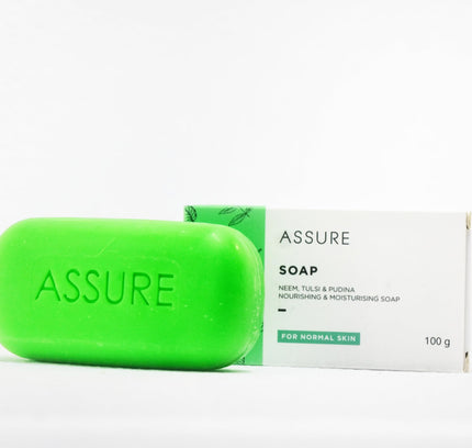 Vestige Assure Soap Neem, Tulsi & Pudina - 100g (Pack of 2)