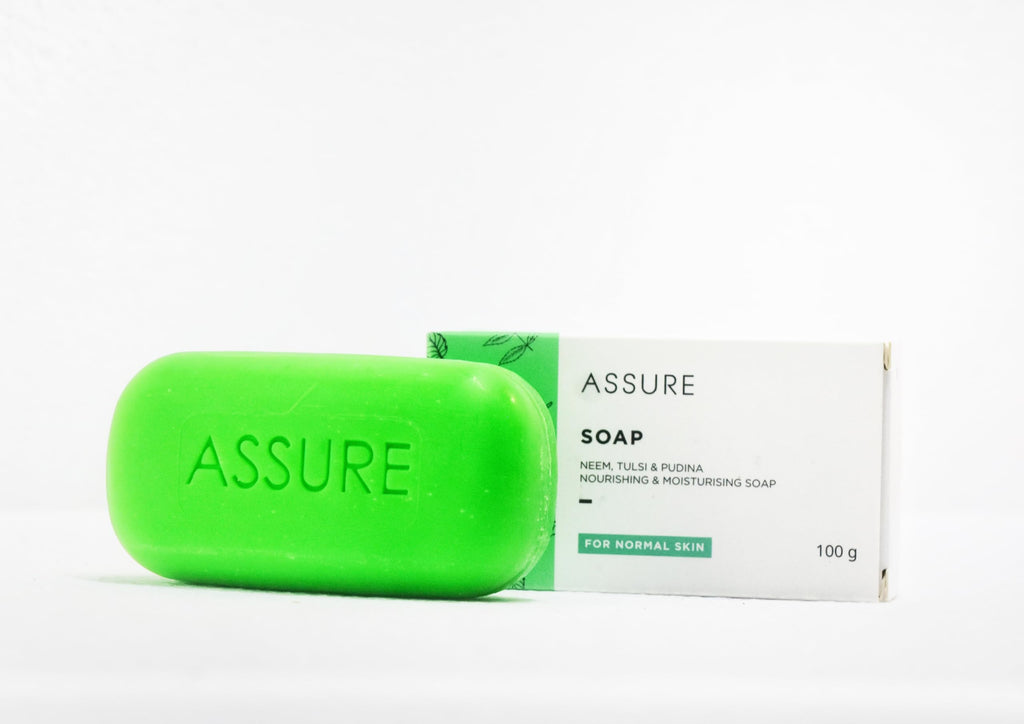 Vestige Assure Soap Neem, Tulsi & Pudina - 100g (Pack of 2)