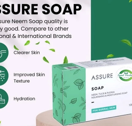 Vestige Assure Soap Neem, Tulsi & Pudina - 100g (Pack of 2)