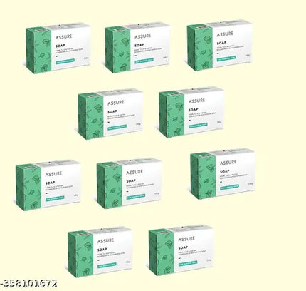 Vestige Assure Soap Neem, Tulsi & Pudina - 100g (Pack of 10)