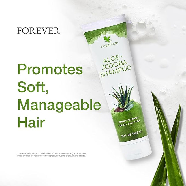 FOREVER ALOE JOJOBA SHAMPOO + JOJOBA CONDITIONER (296 ML EACH)