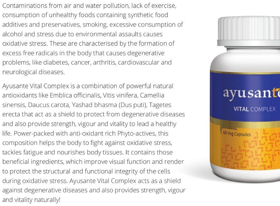 Vestige Ayusante Vital Complex (60N)