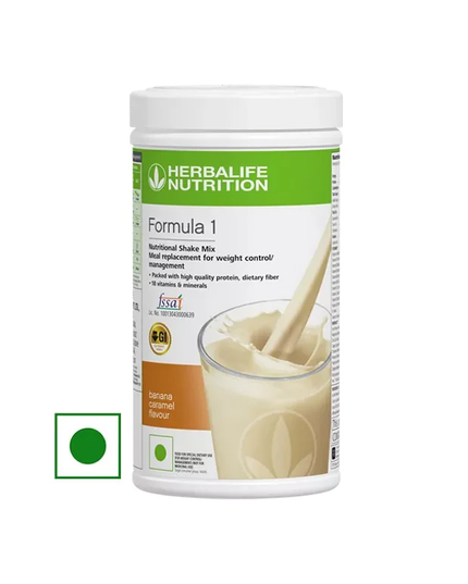 HERBALIFE FORMULA 1 NUTRITIONAL SHAKE MIX, BANANA CARAMEL (500G)