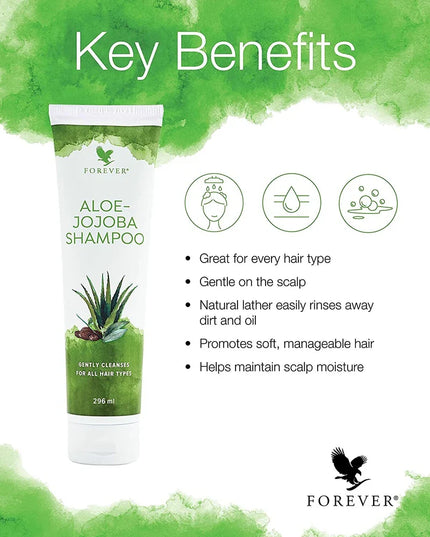 FOREVER ALOE JOJOBA SHAMPOO (296 ML)