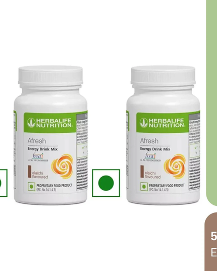 HERBALIFE AFRESH ELAICHI DRINK MIX (50G) - PACK OF 2