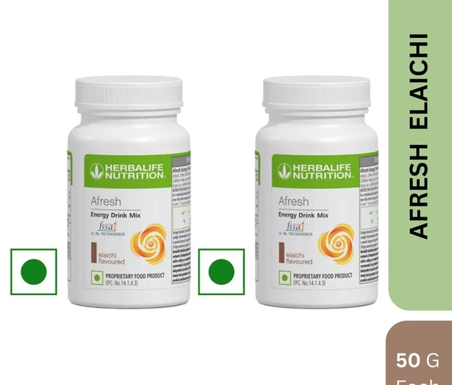 HERBALIFE AFRESH ELAICHI DRINK MIX (50G) - PACK OF 2