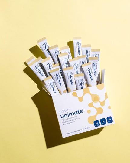 Unicity Unimate Lemon Ginger (30 Sachets)
