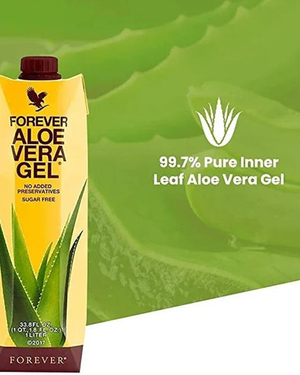 FOREVER ALOE VERA GEL (1 LTR) - PACK OF 2