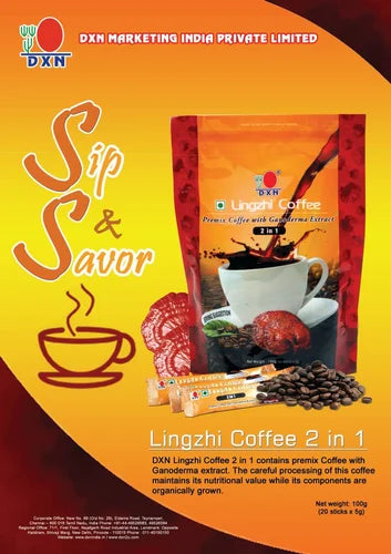 DXN LINGZHI COFFEE 2 IN 1 (5G X 20N)