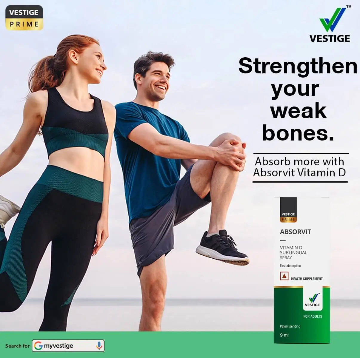 Vestige Prime Absorvit Vitamin D Sublingual Spray (09ML)