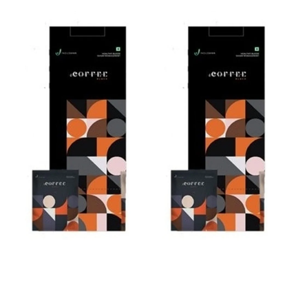 INDUS VIVA I COFFEE BLACK COFFEE - PACK OF 2 (50 SACHETS EACH)