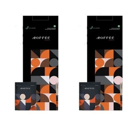 INDUS VIVA I COFFEE BLACK COFFEE - PACK OF 2 (50 SACHETS EACH)