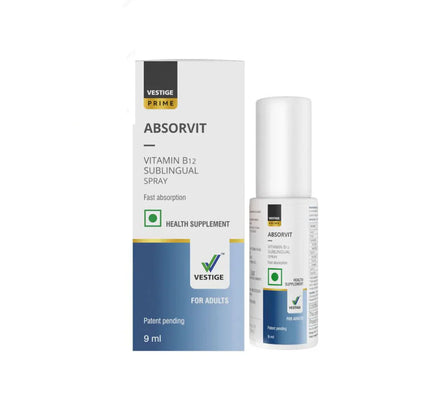 Vestige Prime Absorvit Vitamin B12 Sublingual Spray (9 ML)
