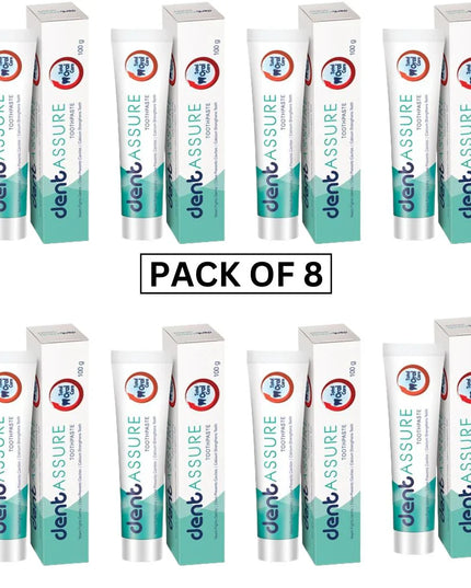 Vestige Dentassure Toothpaste (100g) - Pack of 8