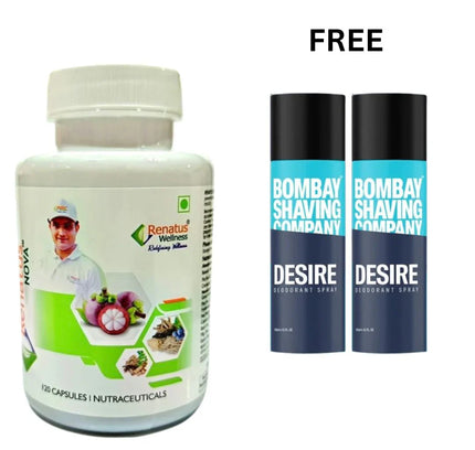 Renatus Wellness Renatus Nova - Original (120 N) and Bombay Shaving Company Deodorant x 2 FREE