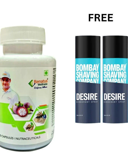 Renatus Wellness Renatus Nova - Original (120 N) and Bombay Shaving Company Deodorant x 2 FREE
