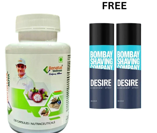Renatus Wellness Renatus Nova - Original (120 N) and Bombay Shaving Company Deodorant x 2 FREE